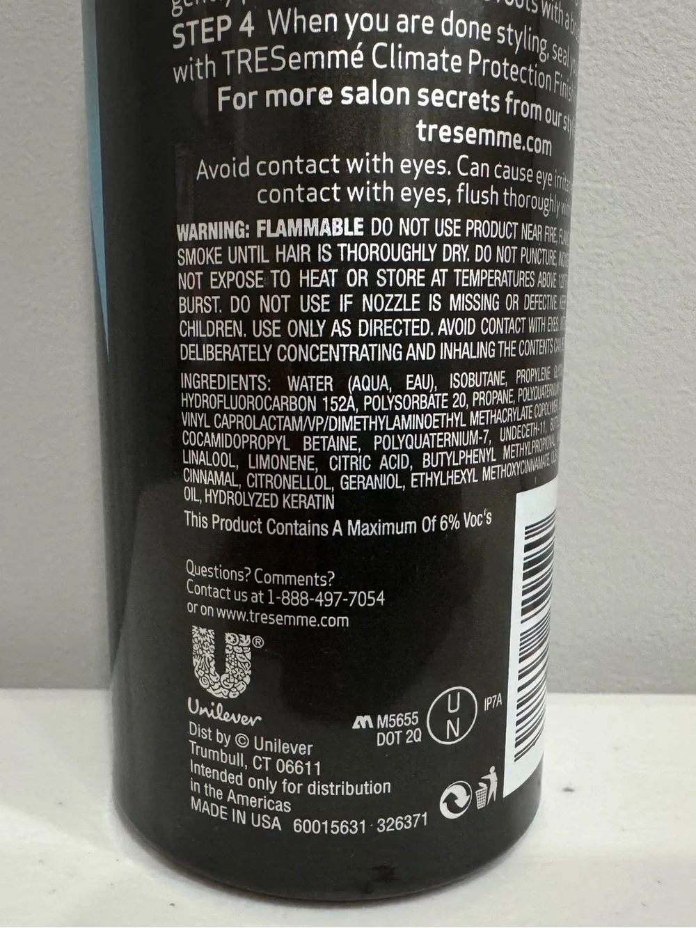 TRESemme Climate Protection Mousse, For All Hair Types, Fights Humidity 10.5 oz
